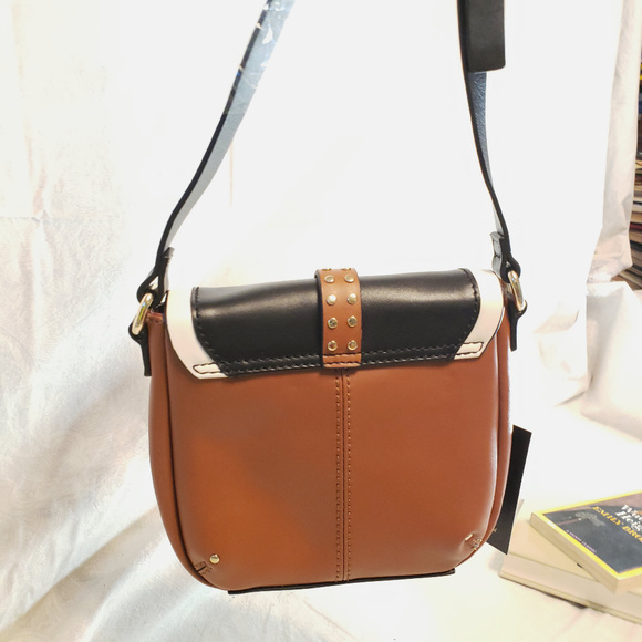 NWT Jack French London Smooth Leather Crossbody - Picture 4 of 8